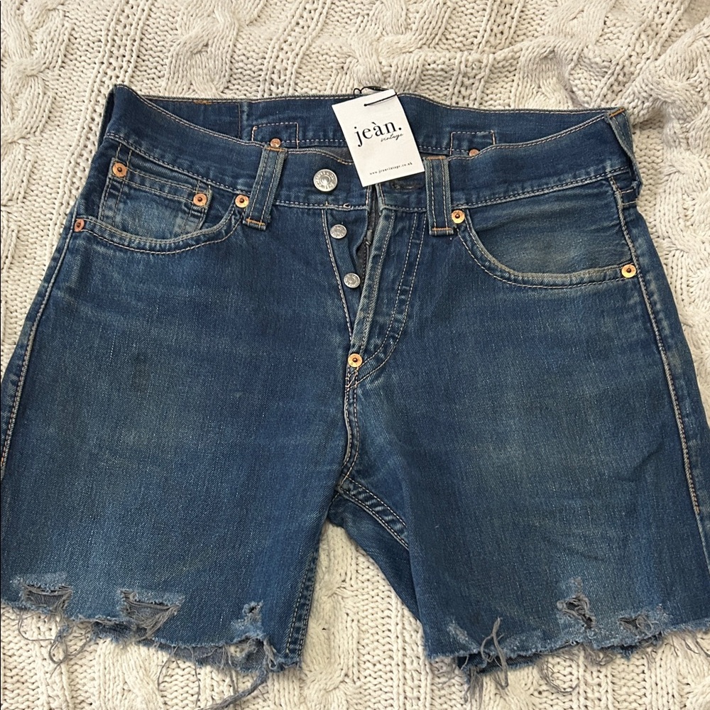 Levi's Classic Blue Denim Shorts